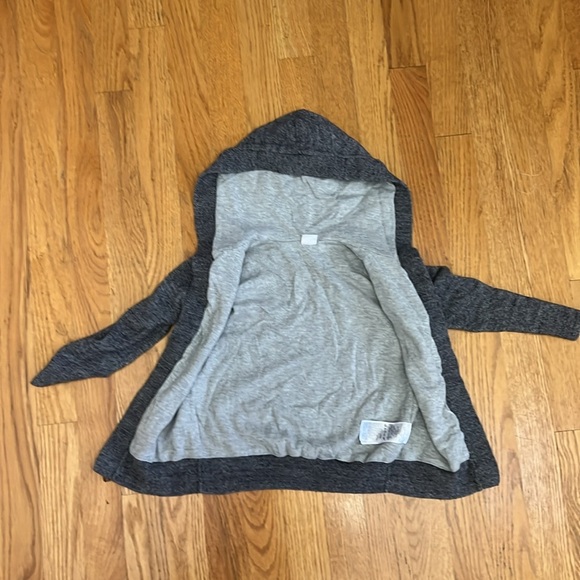 Gap Toggle Charcoal Gray Hooded Cardigan - Picture 9 of 9